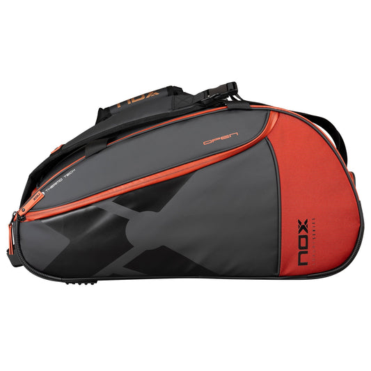 NOX  LUXURY OPEN SERIES BLACK/RED PADELBAG 2025