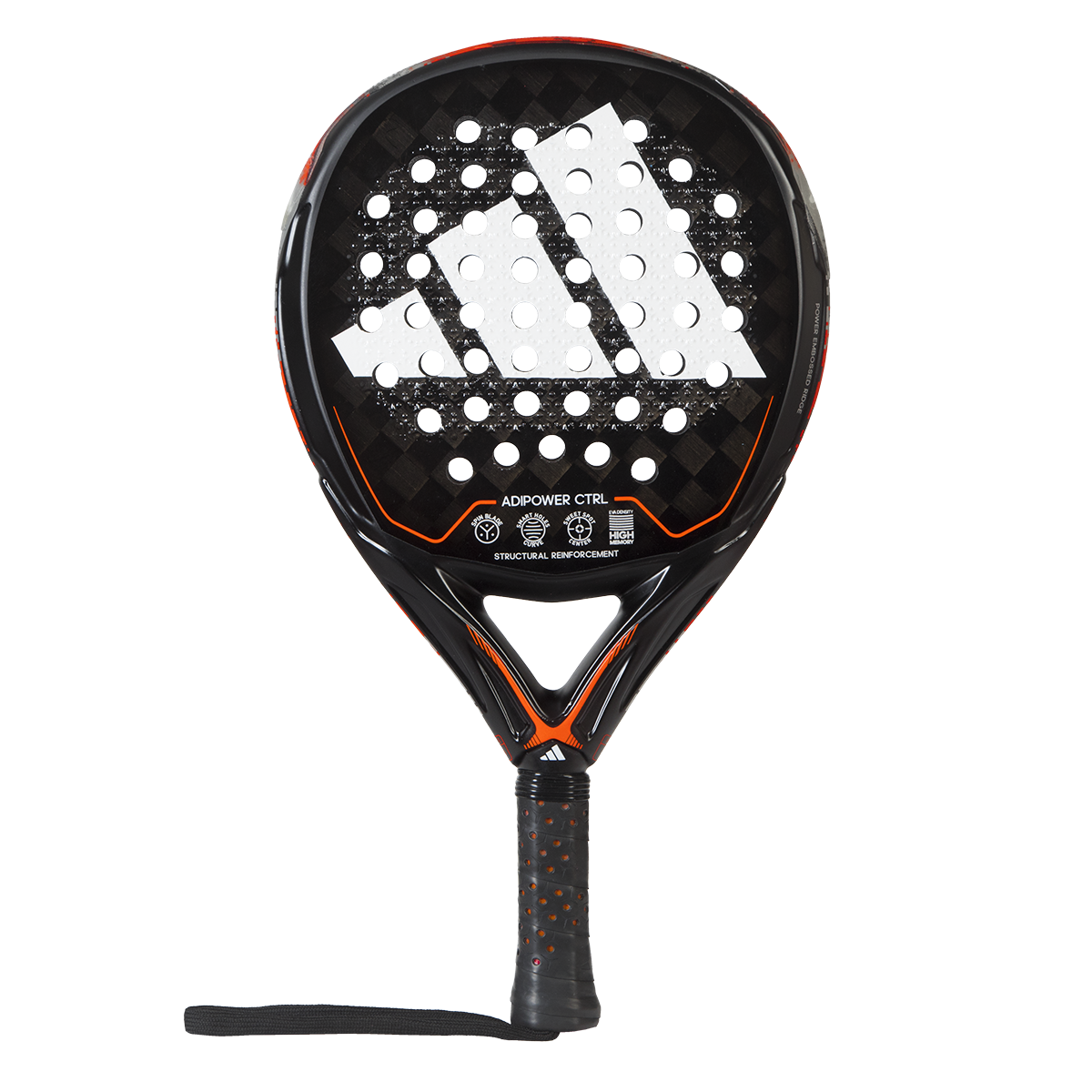 RENTAL: ADIPOWER CTRL 3.2 BLACK/ORANGE RK1CC0U23 RACKET