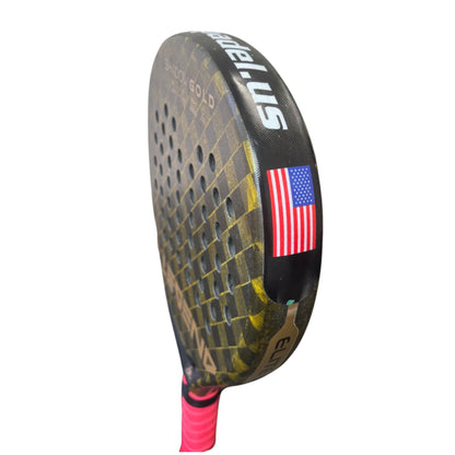 Incro France Flag PADEL POUR LA VIE Racket Protector Black