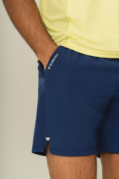 Performance Stretch Woven Short Blue Print