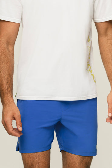 Performance Stretch Woven Short Dazzling Blue