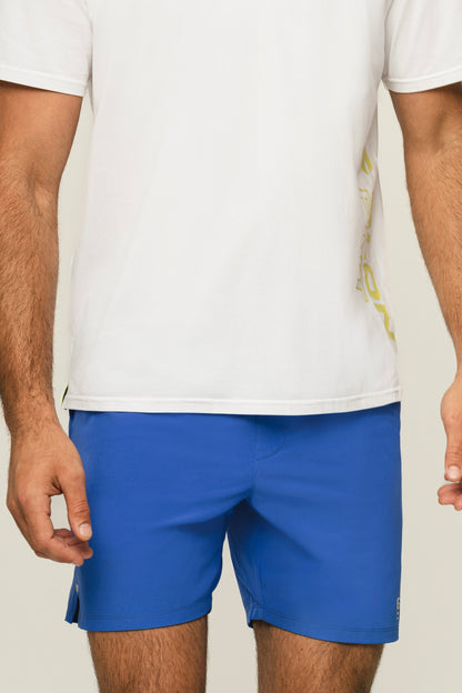Performance Stretch Woven Short Dazzling Blue