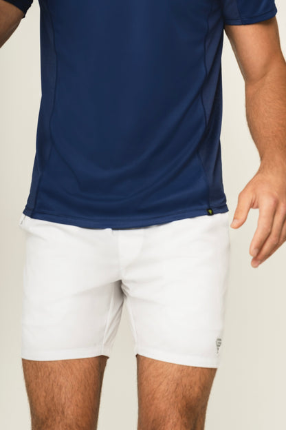 Performance Stretch Woven Short White