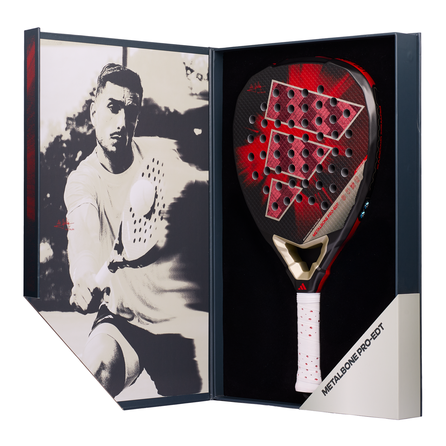 Adidas Metalbone Pro EDT 2026 Racket Ale Galán Badminton Player