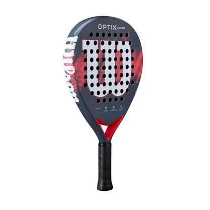 Wilson Optix V2 Power Red 2 Padel Racket 2026 For Beginners Large Head Easy Maneuverability Premium Look