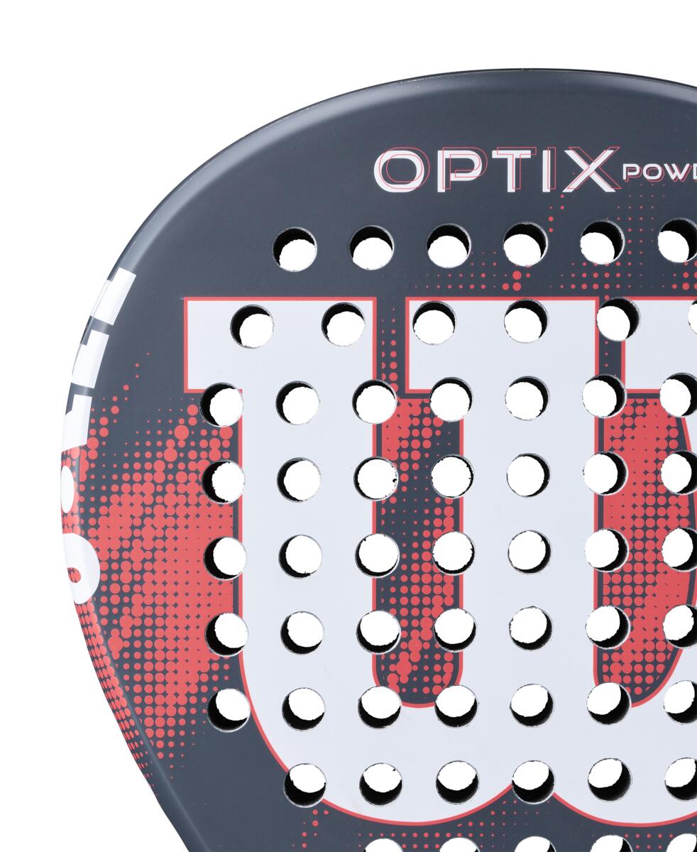 Wilson Optix V2 Power Red 2 Padel Racket 2026 For Beginners Large Head Easy Maneuverability Premium Look