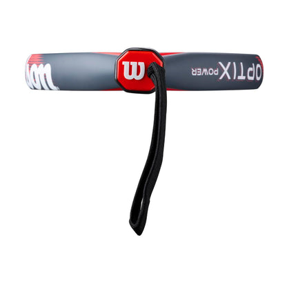 Wilson Optix V2 Power Red 2 Padel Racket 2026 For Beginners Large Head Easy Maneuverability Premium Look