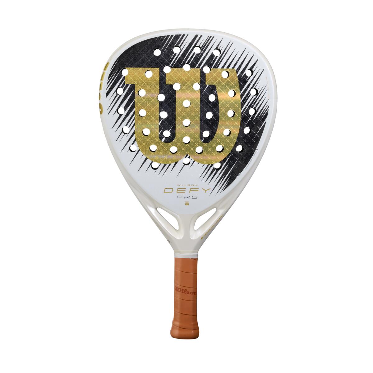Wilson Defy Pro V1 SE Limited Edition Padel Racket White Gold 2026