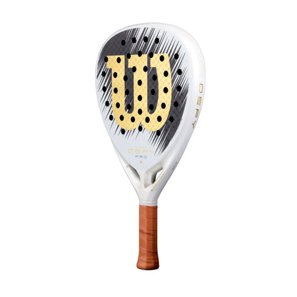 Wilson Defy Pro V1 SE Limited Edition Padel Racket White Gold 2026