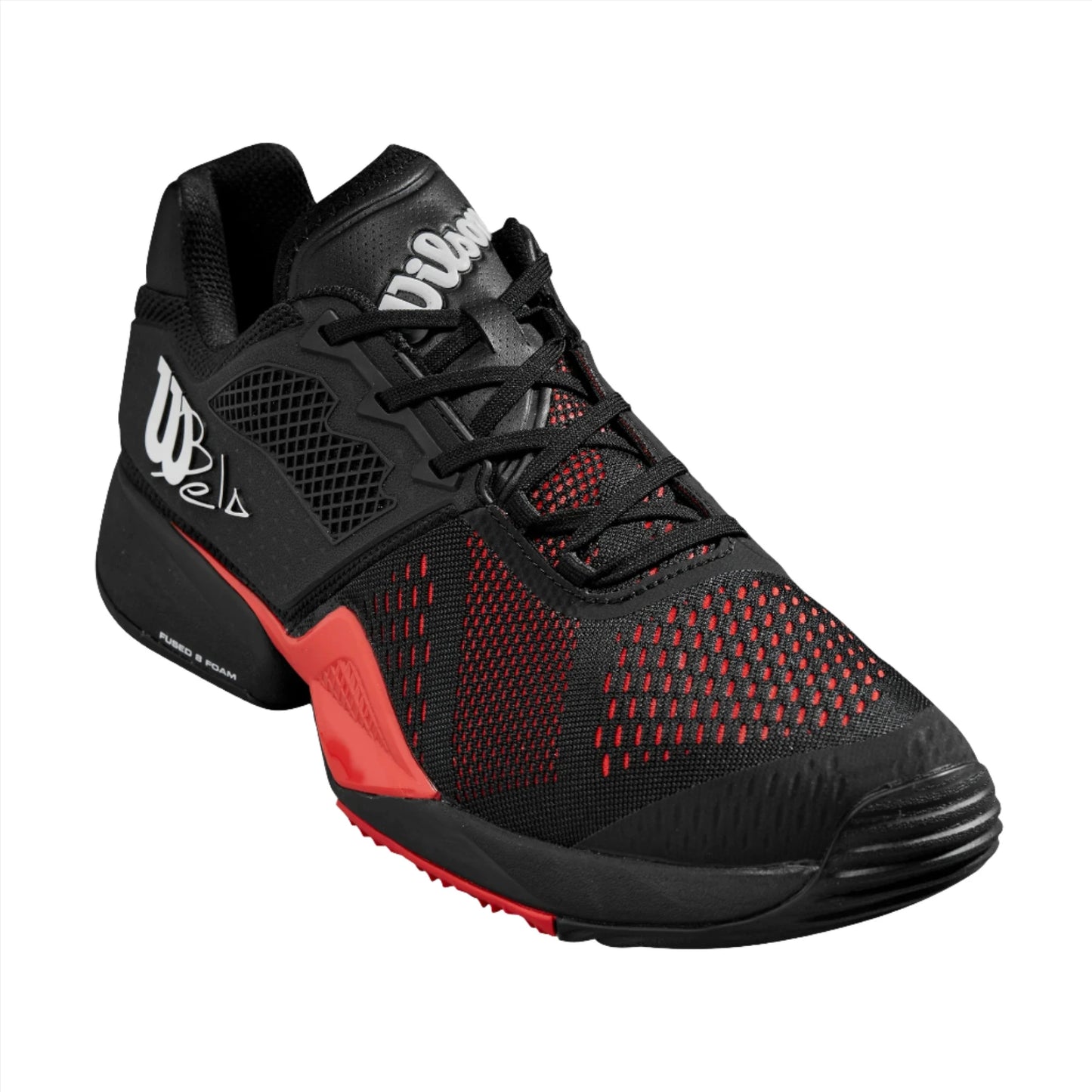 WILSON BELA TOUR BLACK BK/RD/BK SHOES WRS331570U