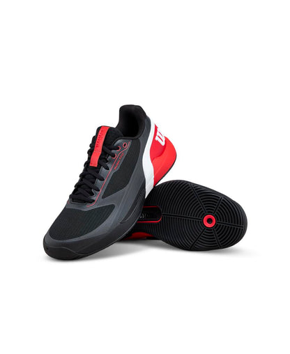 WILSON RUSH PRO 5 PADEL Black/Rd WRS338750