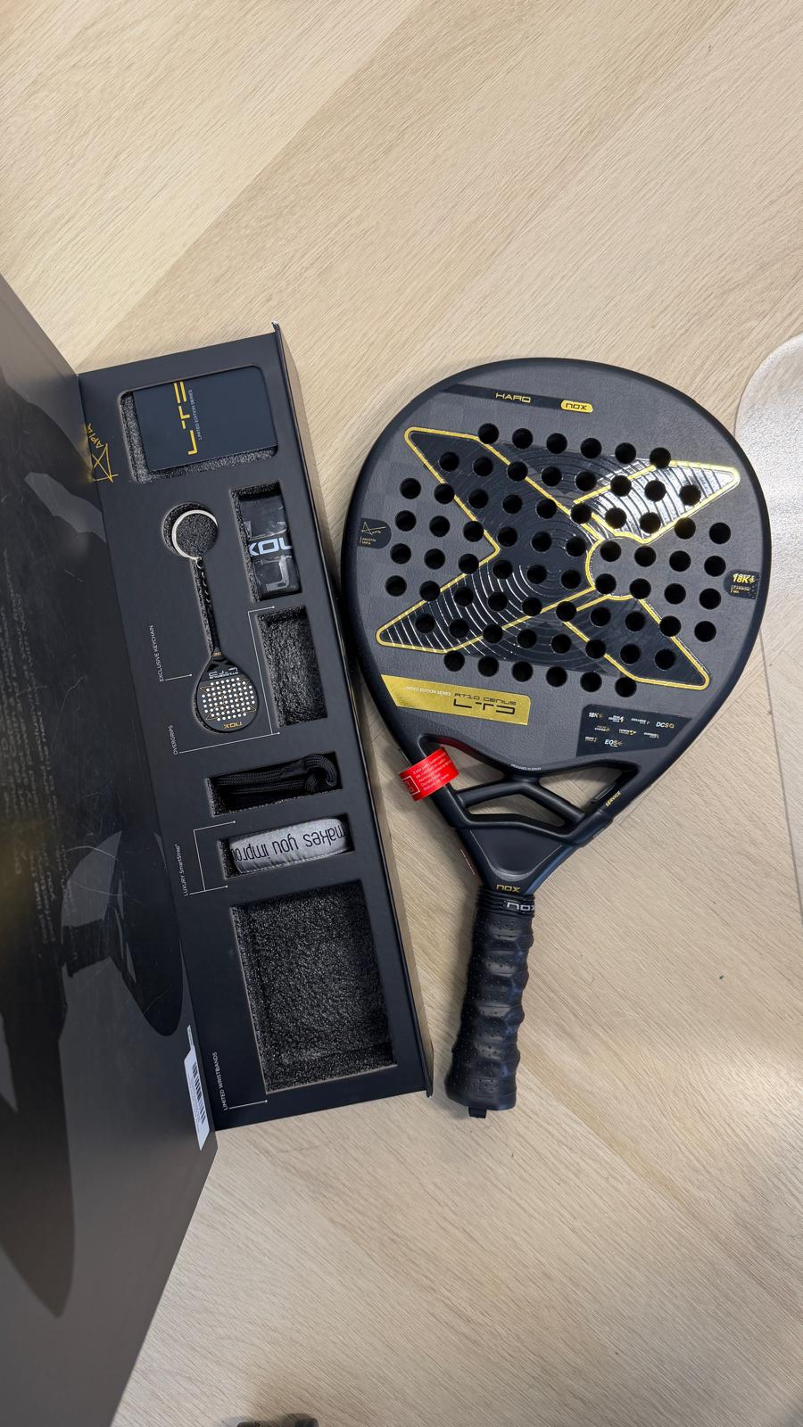 Nox At 10 Genius Limited Edition Padel Racket 2025 Pack 9