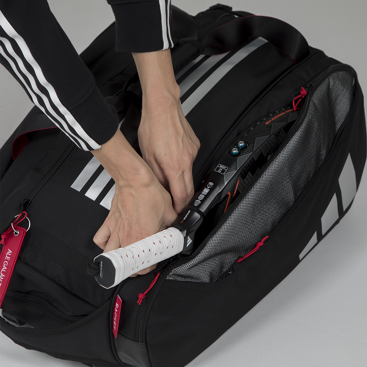 ADIDAS RACKET BAG MULTIGAME BLACK/RED 3.4 2025