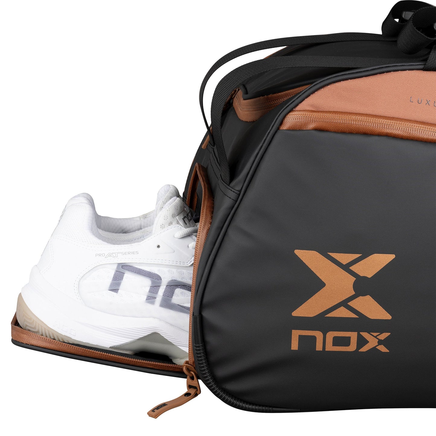 NOX  LUXURY OPEN SERIES BLACK/BROWN PADELBAG 2025