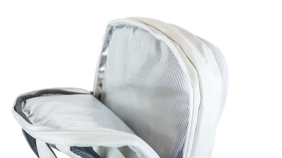 Cork white backpack, thermal racket compartment