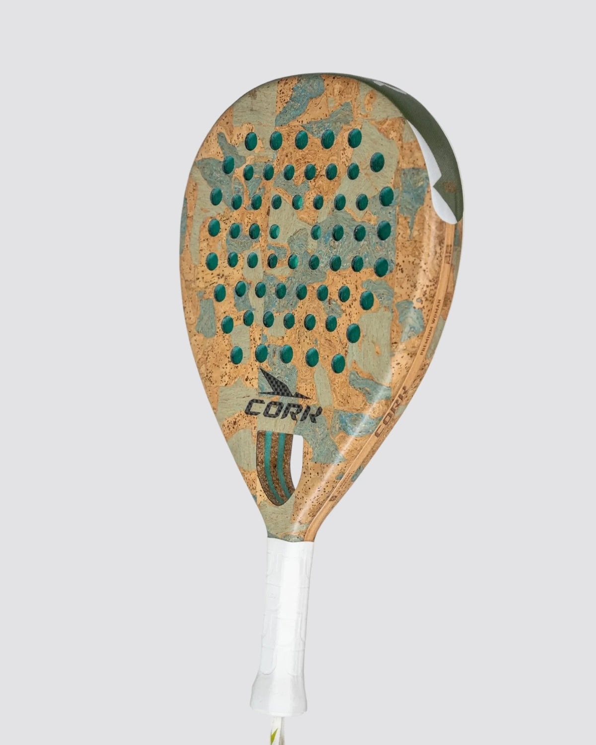 Cork Premium Woman racket, opposite side angle