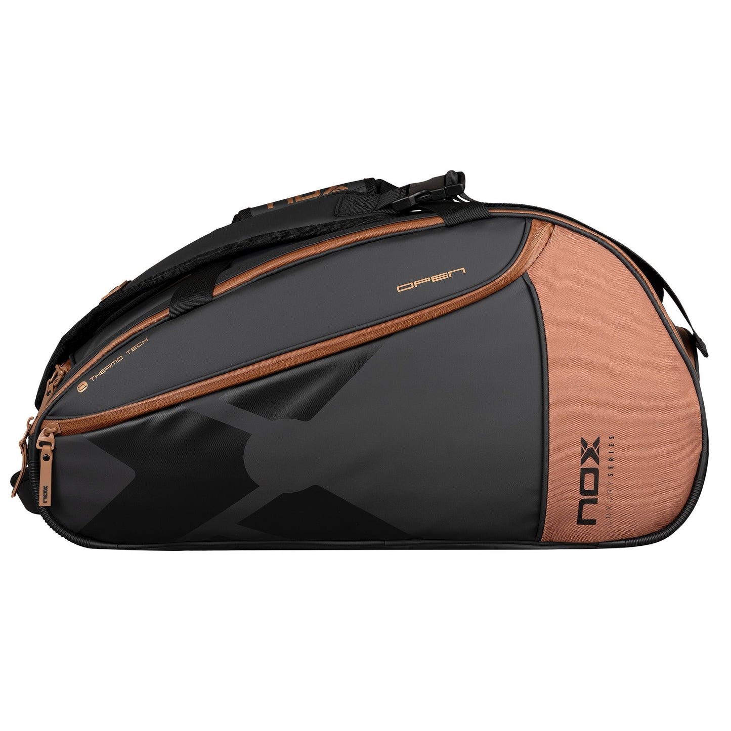 NOX  LUXURY OPEN SERIES BLACK/BROWN PADELBAG 2025