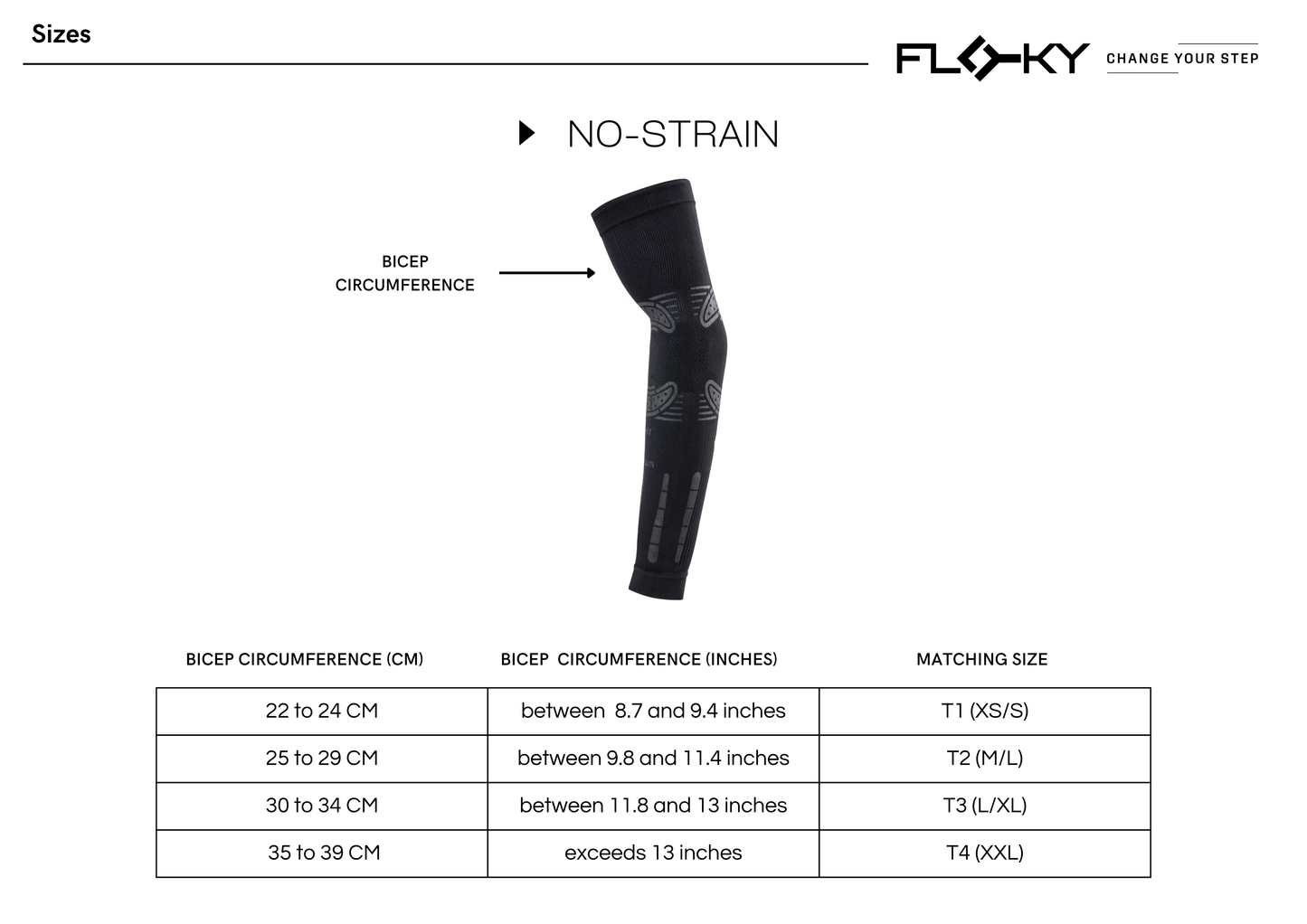 ARM SLEEVE MANICOTTO FLOKY NO-STRAIN TAPIA X FLOKY