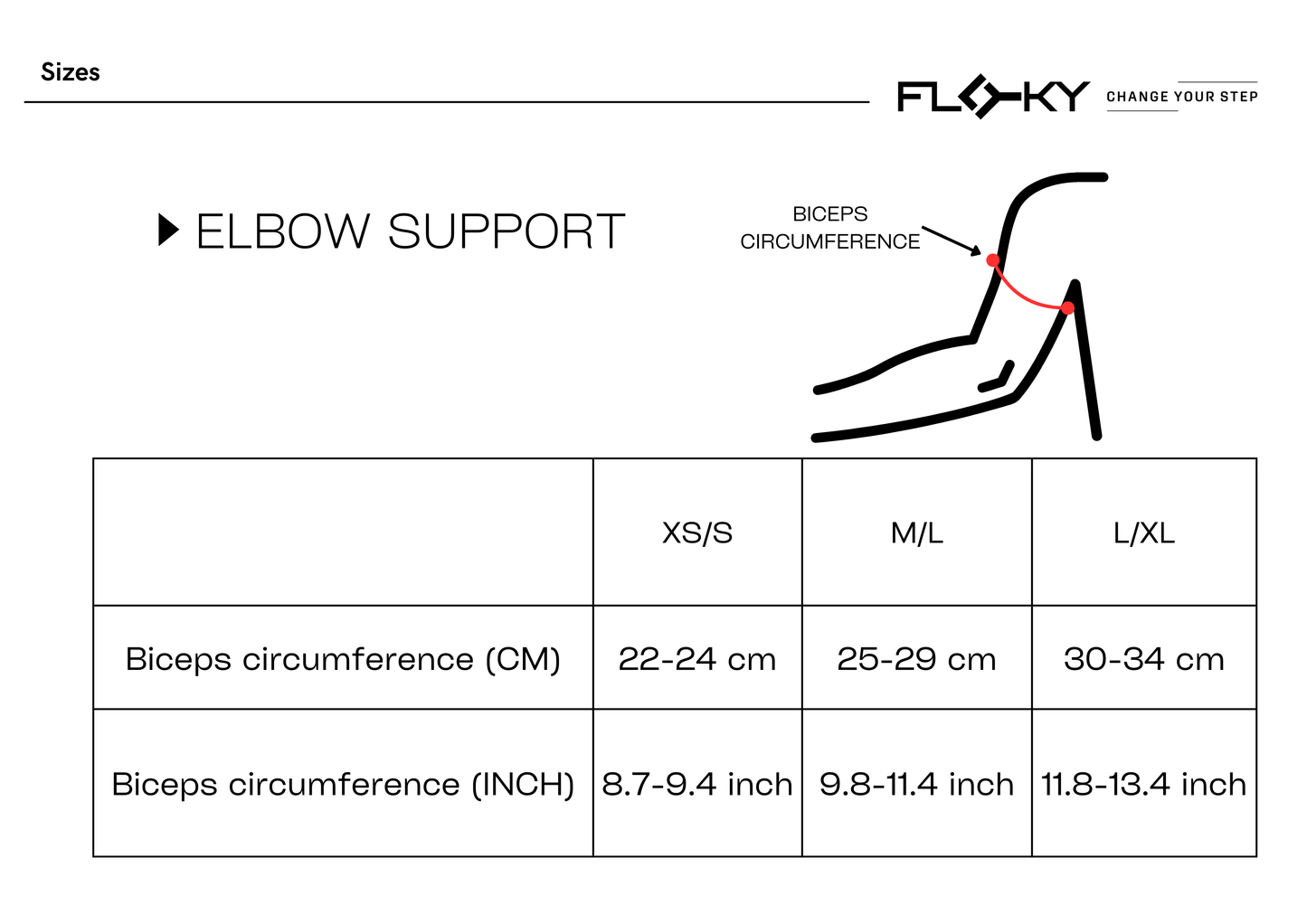 FLOKY ELBOW SUPPORT GOMITIERA BLACK