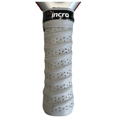 Incro Damping Ridges Overgrip with Perforated Relief – Grey