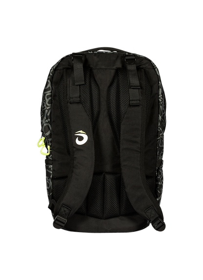 LÕK Maxx Gen 2 backpack black, grey and green alternate view