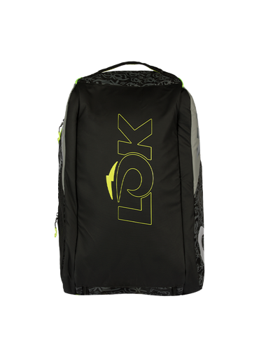 LÕK Maxx Gen 2 racket bag black, grey and lime alternate view