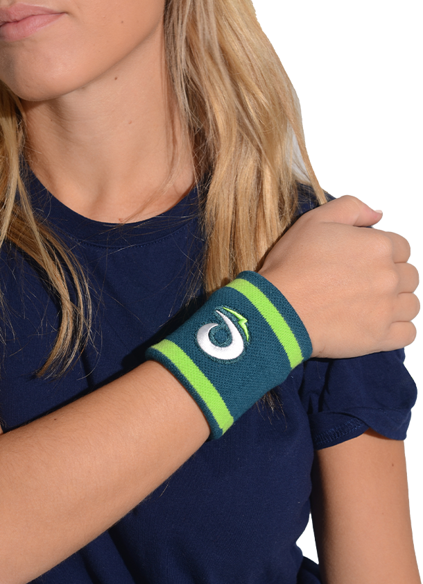 LÕK Smay green wristband alternate view