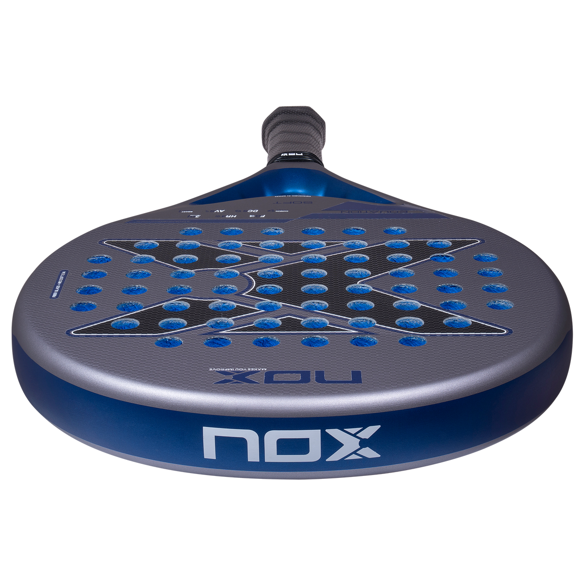 NOX Equation Soft Advanced 2027 Padel Racket With HR3 Soft EVA Core - view 4