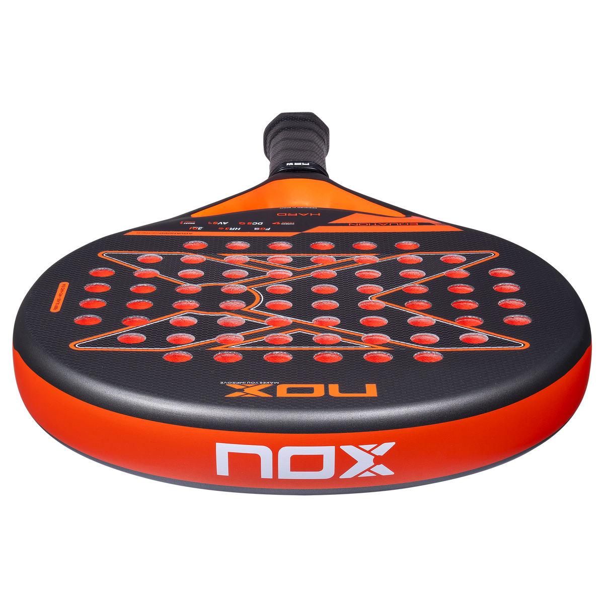NOX Equation Hard Advanced 2027 Padel Racket With HR3 Hard EVA Core - view 4