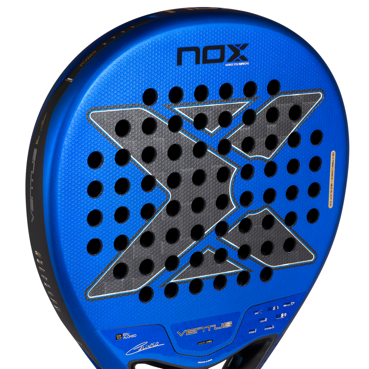 NOX Ventus Hybrid 12K XTREM 2027 Padel Racket | Edu Alonso - view 6