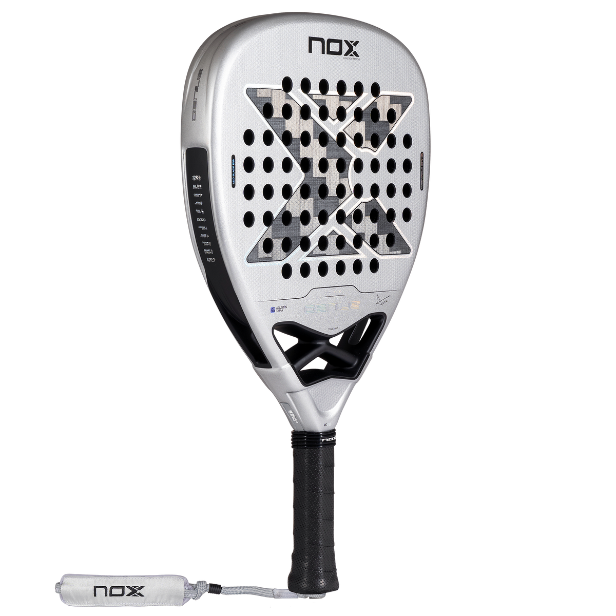NOX Genius Attack 12K Alum XTREM 2027 Padel Racket | Agustín Tapia - view 3