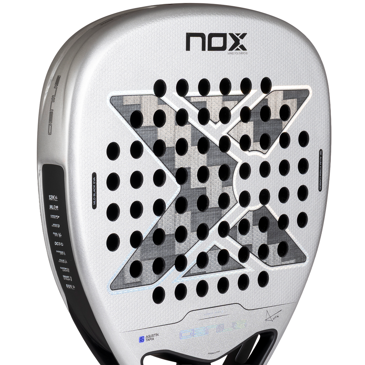NOX Genius Attack 12K Alum XTREM 2027 Padel Racket | Agustín Tapia - view 6