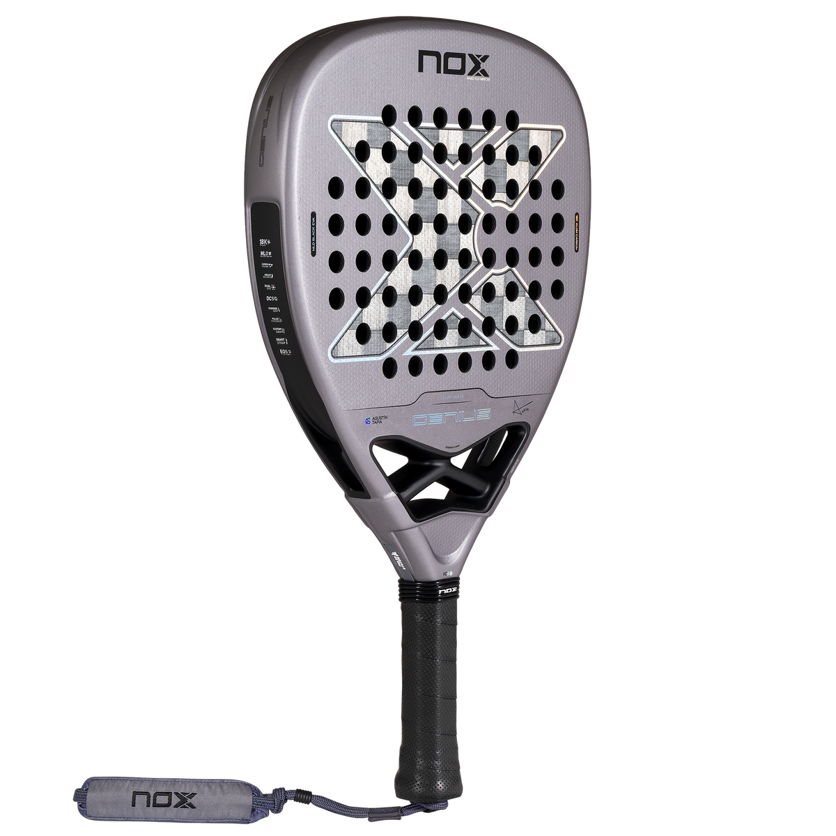 NOX Genius Attack 18K Alum 2027 Padel Racket | Agustín Tapia - view 3