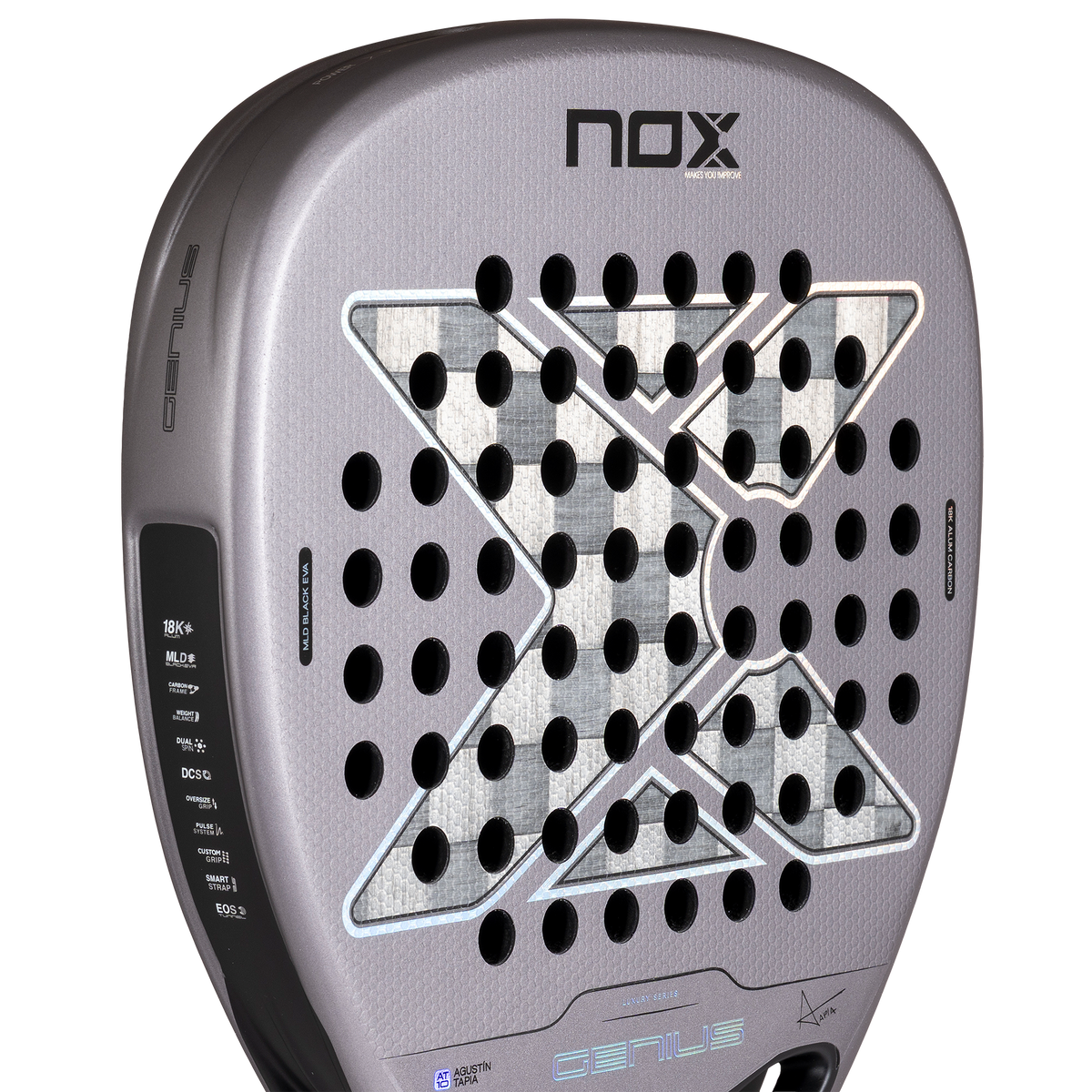 NOX Genius Attack 18K Alum 2027 Padel Racket by Agustin Tapia - view 6