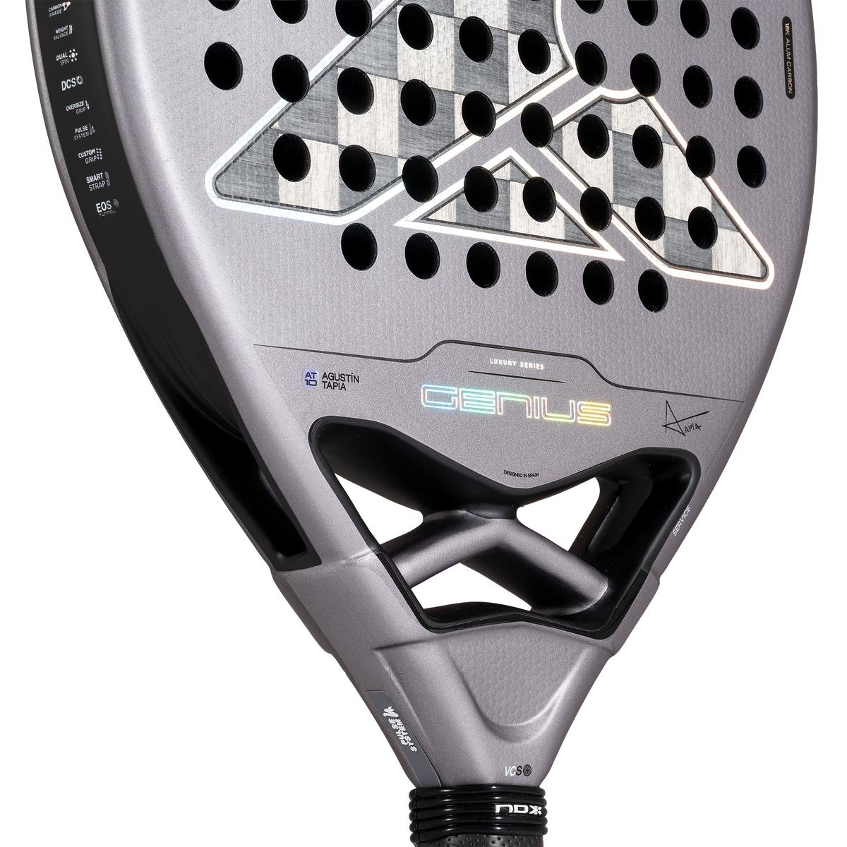 NOX Genius 18K Alum Carbon Agustin Tapia 2027 Padel Racket - view 7