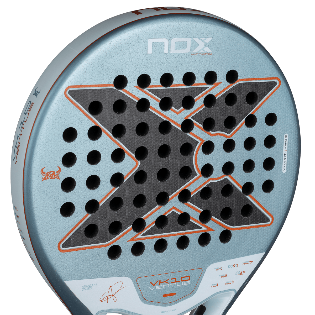 NOX VK10 Ventus Control 12K 2026 Luxury Racket Mould Aerodynamics by Aranzazu Osoro