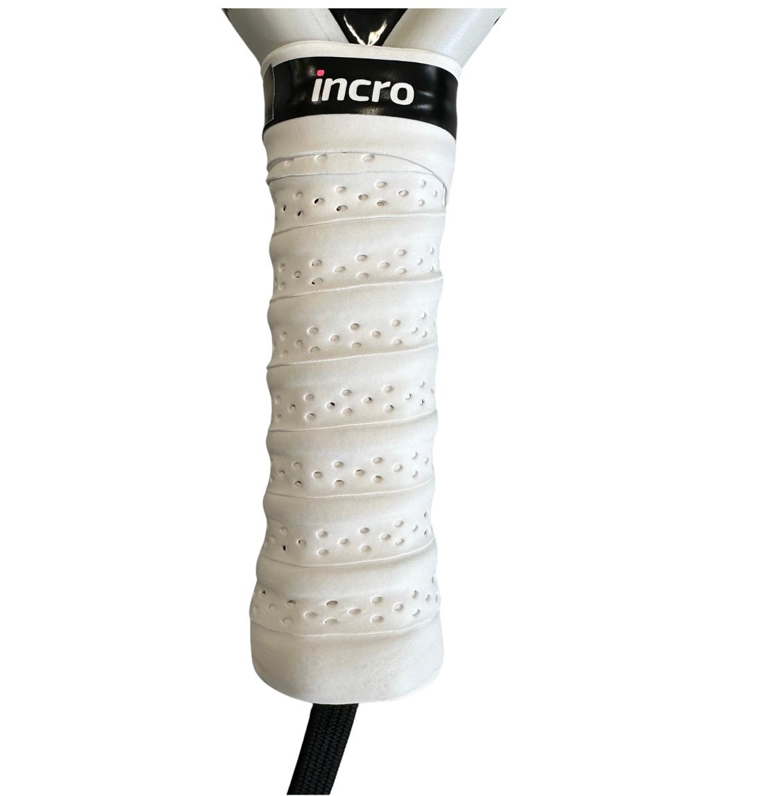 Incro Damping Ridges Overgrip with Perforated Relief – White