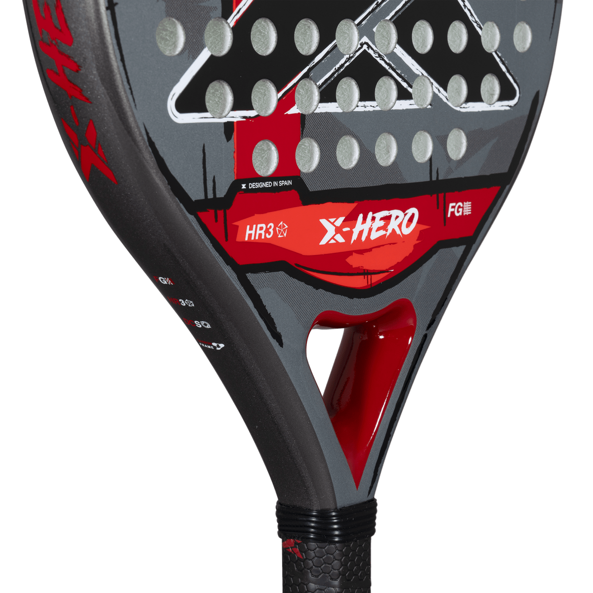 NOX X Hero Red 2026 Padel Racket For Beginners And Intermediate Players With Maximum Control And Easy Maneuverability