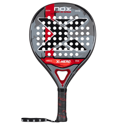 NOX X Hero Red 2026 Padel Racket For Beginners And Intermediate Players With Maximum Control And Easy Maneuverability