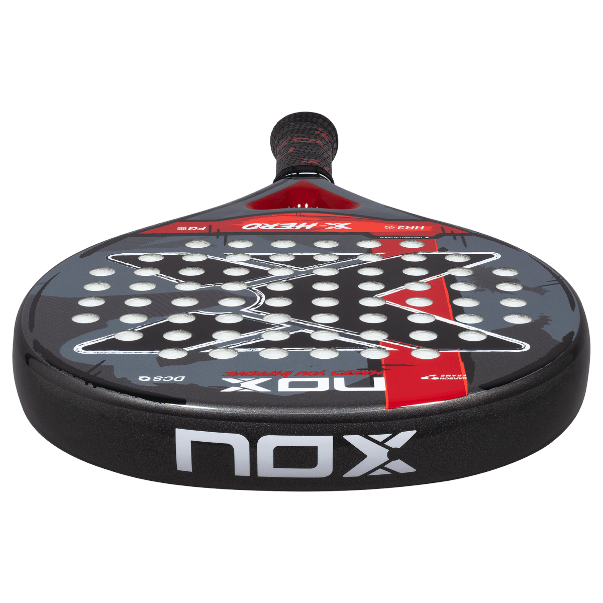 NOX X Hero Red 2026 Padel Racket For Beginners And Intermediate Players With Maximum Control And Easy Maneuverability