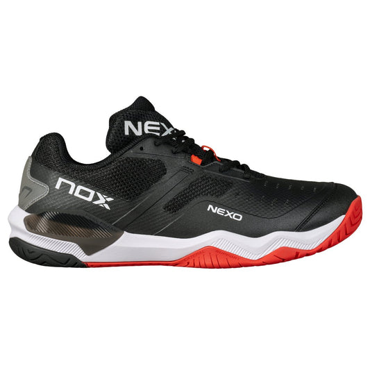 NOX SHOE PICKLEBALL LUX NEXO BLACK/RED LAVA CALPBLUXNEBR