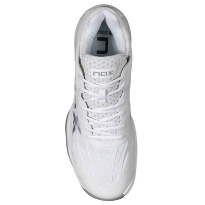 NOX SHOE PICKLEBALL LUX TEMPO WHITE/GREY CALPBLUXTEWG